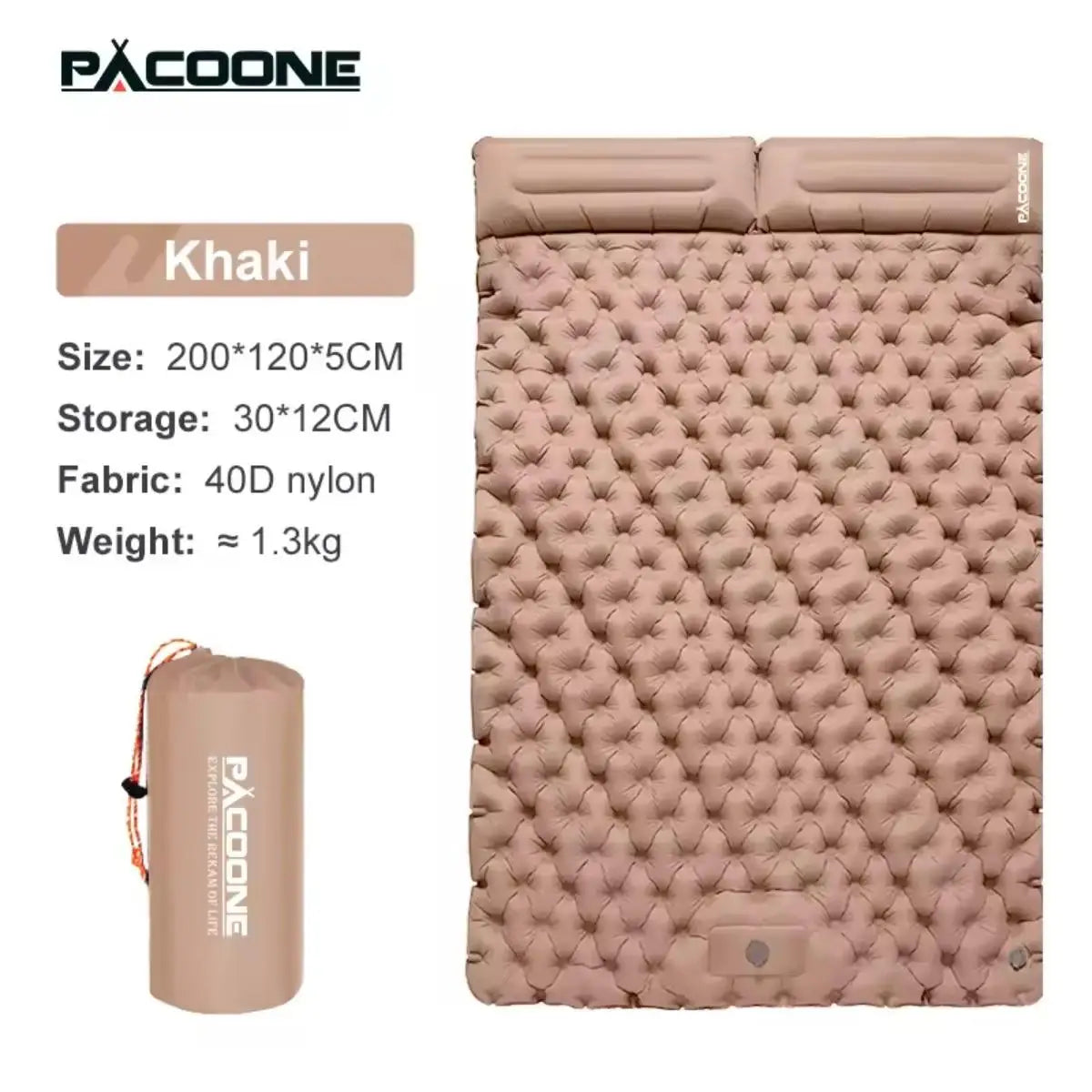 Foldable Outdoor Camping Inflatable Mattress Ultra Wide Thick Indoor Use