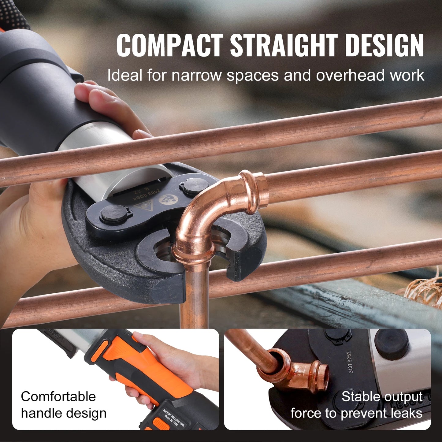 SucceBuy 18V Electric Pipe Crimping Tool For Copper Pipes