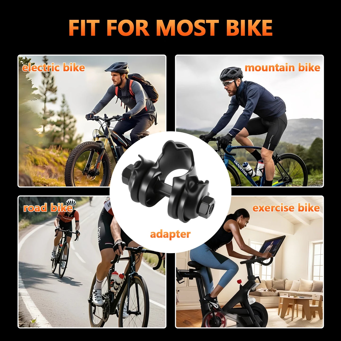 Memory Foam Bike Saddle With Dual Shock Absorbing Cushion