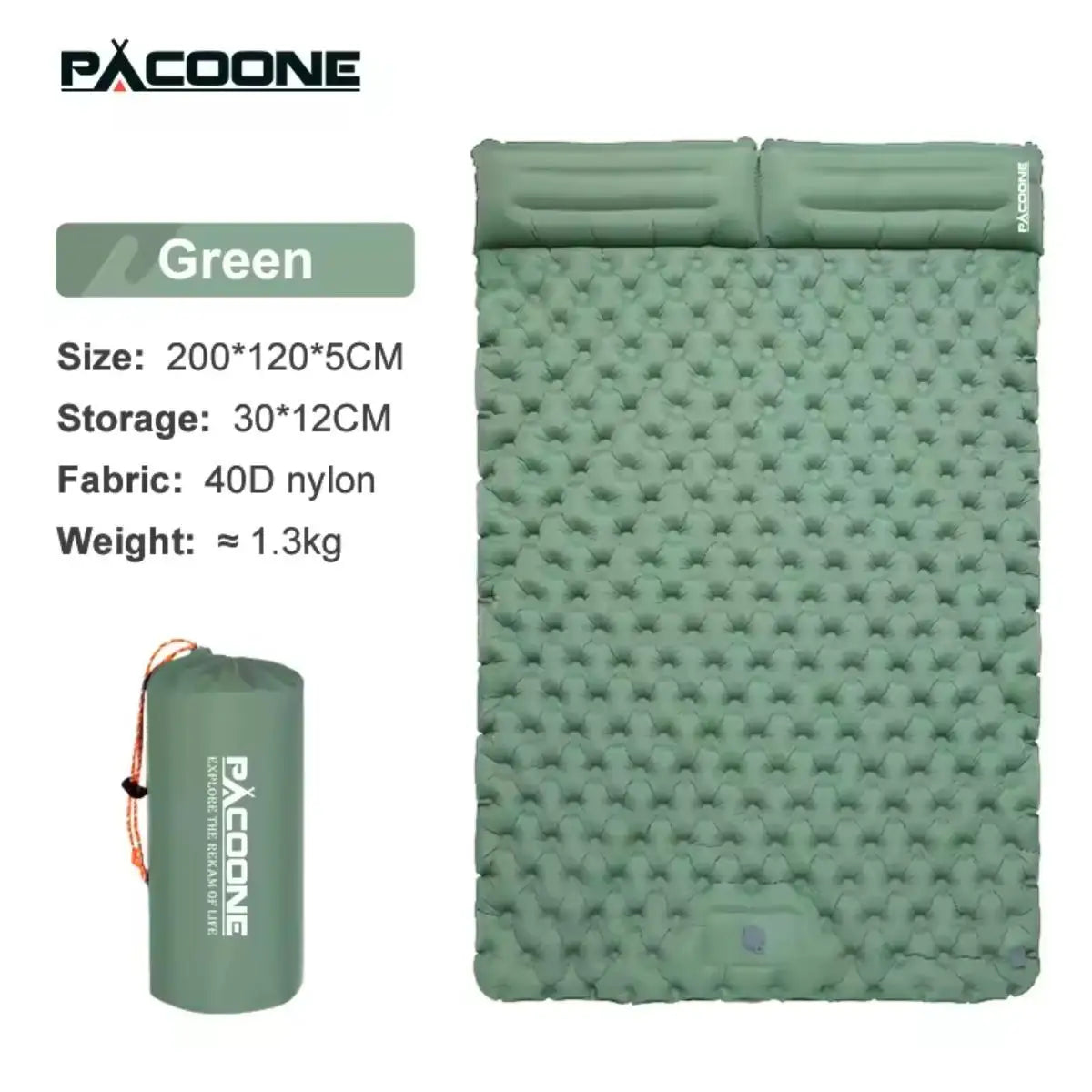 Foldable Outdoor Camping Inflatable Mattress Ultra Wide Thick Indoor Use