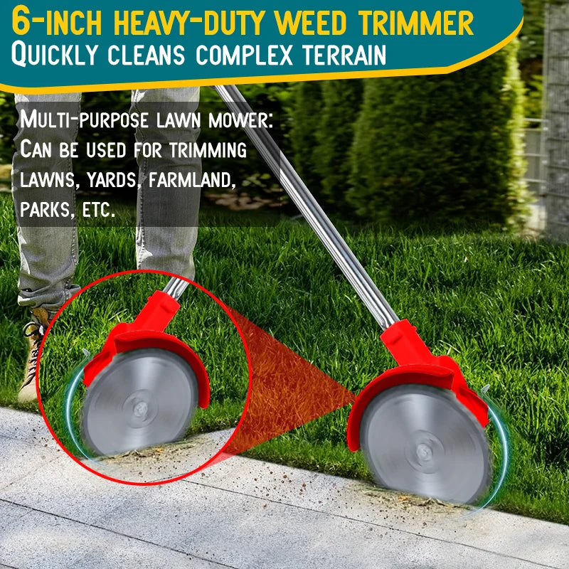 Cordless Lawn Mower And Garden Trimmer For Courtyards