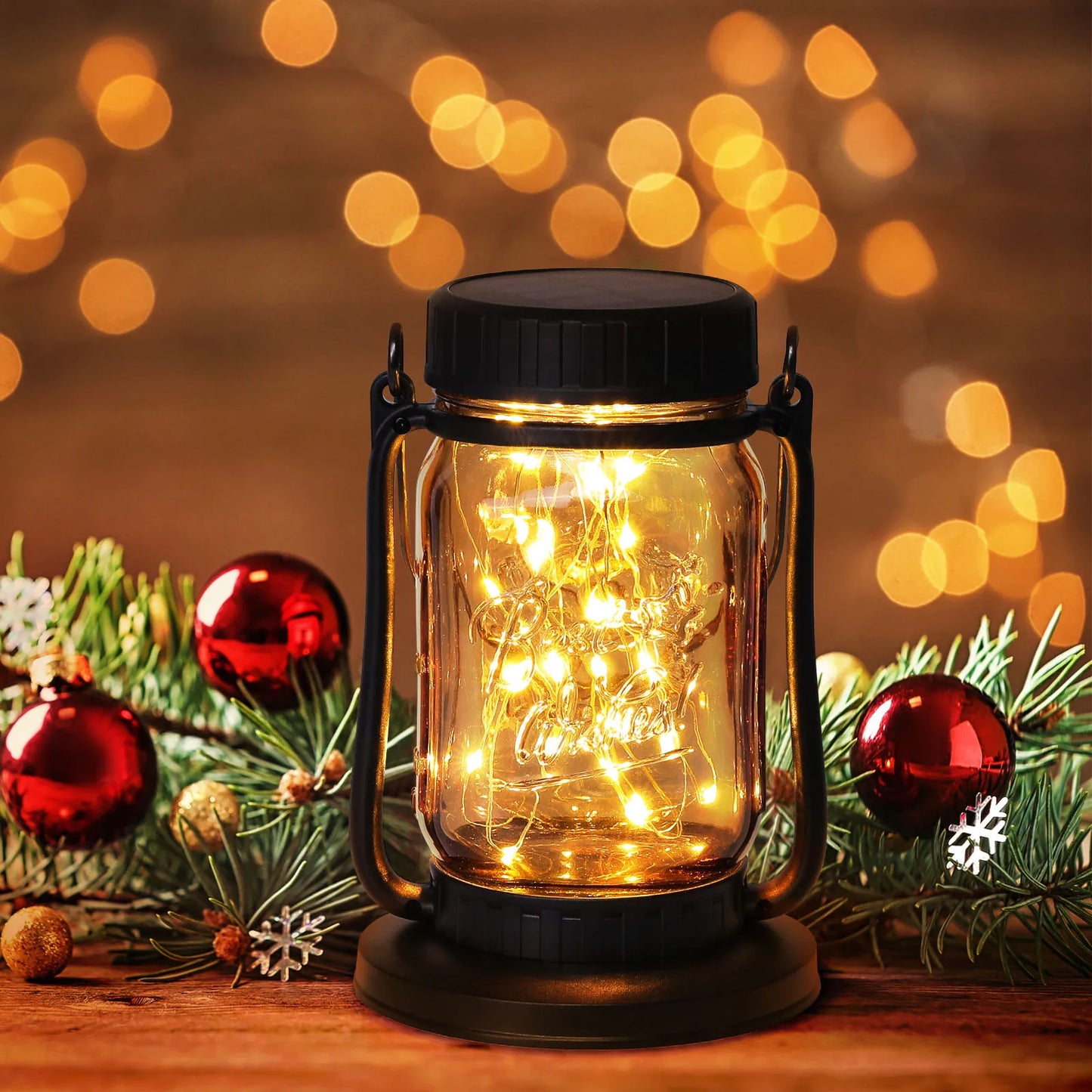 Efficient Solar Powered Integrated LED Outdoor Lantern For Exterior Use