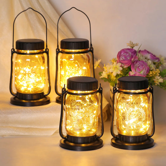 Efficient Solar Powered Integrated LED Outdoor Lantern For Exterior Use