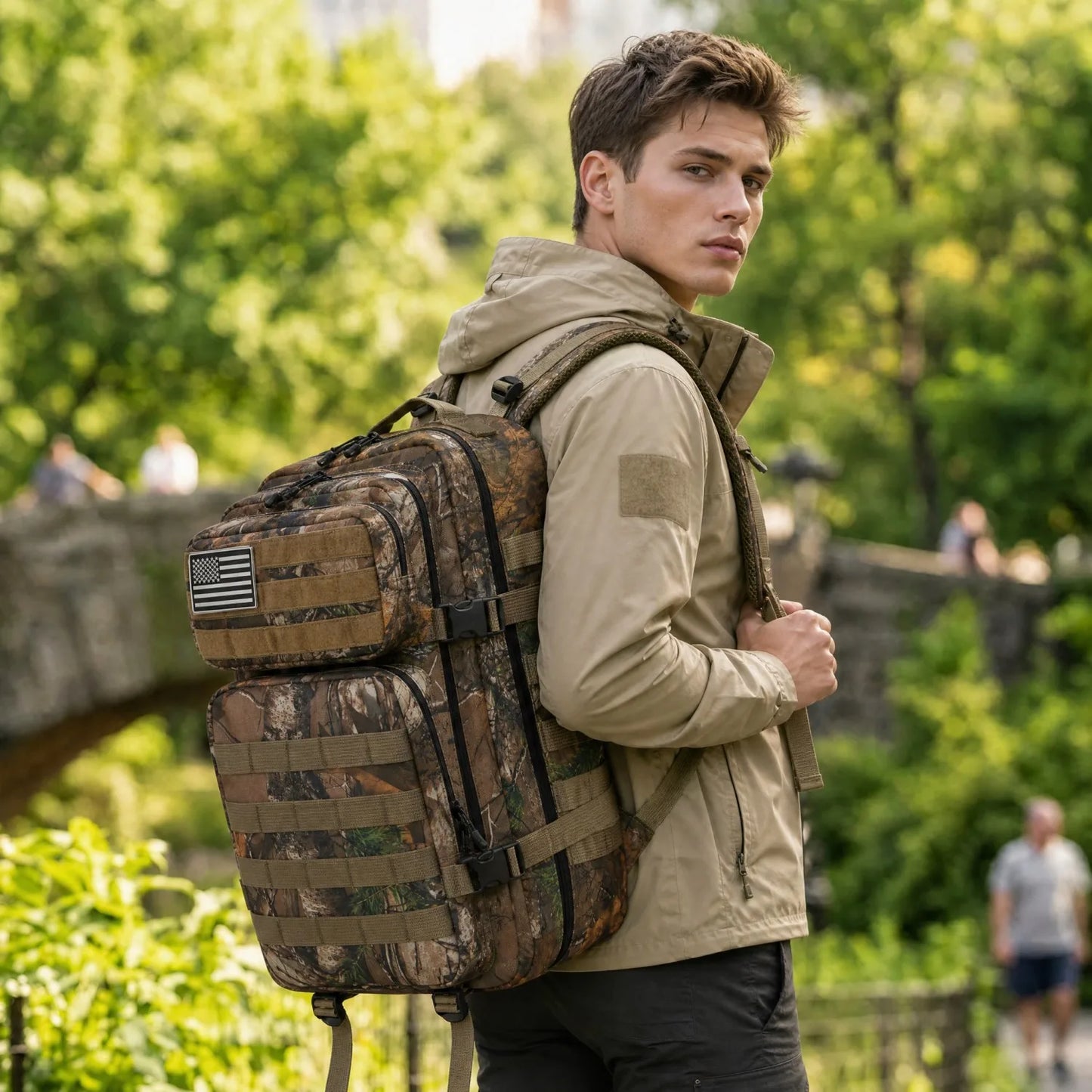 ReFire Gear Tactical Backpack Molle Large Capacity Travel Daypack