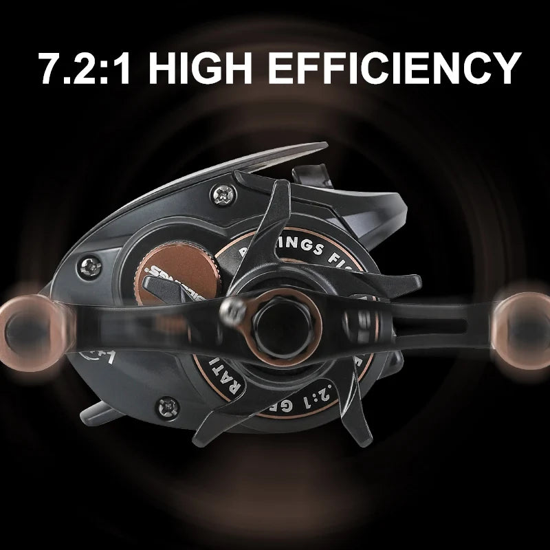 Billings 156G Baitcasting Reel Lightweight 7.2to1 High Speed Gear