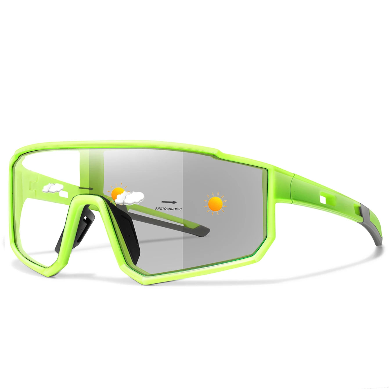 Photochromic Cycling Sunglasses Unisex For MTB Running And Fishing