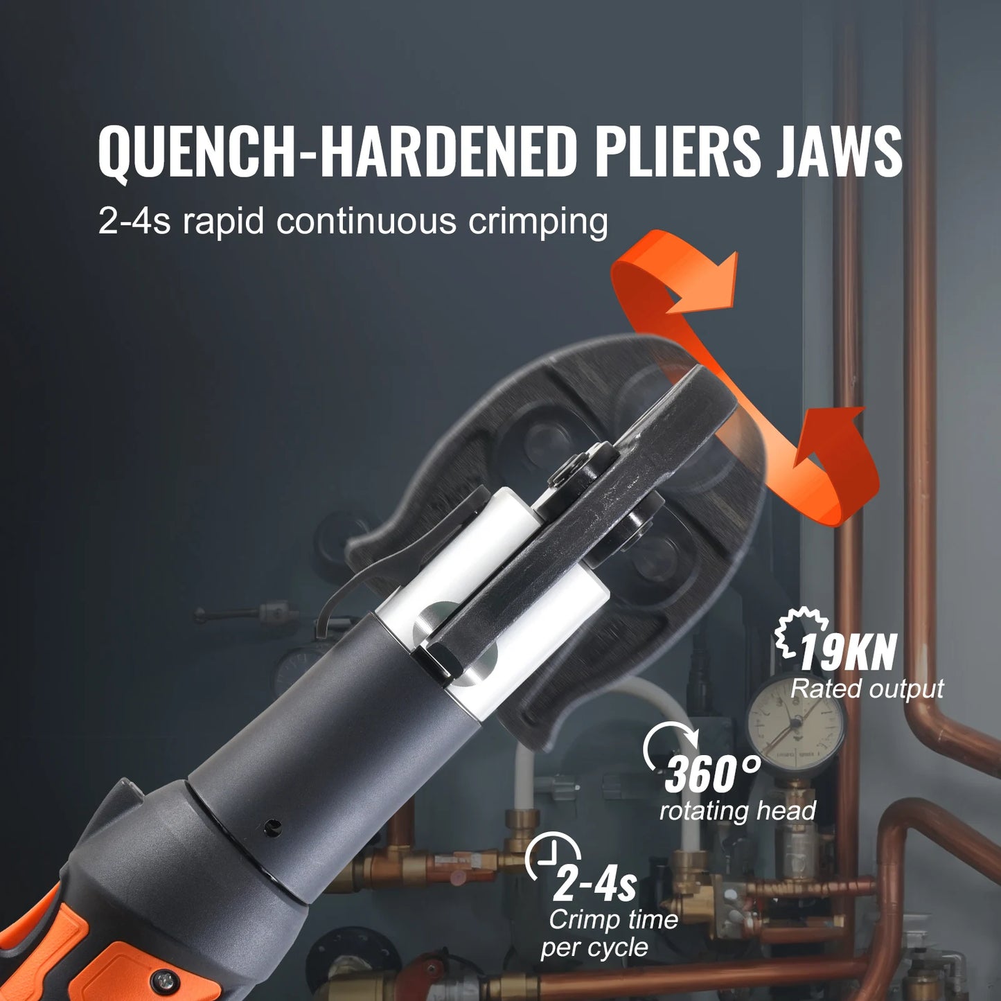 SucceBuy 18V Electric Pipe Crimping Tool For Copper Pipes