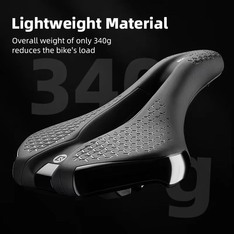 Rockbros Cycling Saddle Hollow Breathable Shockproof PU Leather