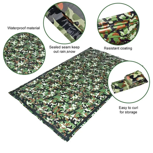 Camouflage Waterproof Emergency Sleeping Bag For Outdoor Survival