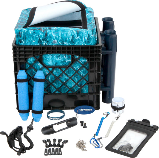 Kayak Storage Crate With Dry Bag Rod Holder Gear Kit