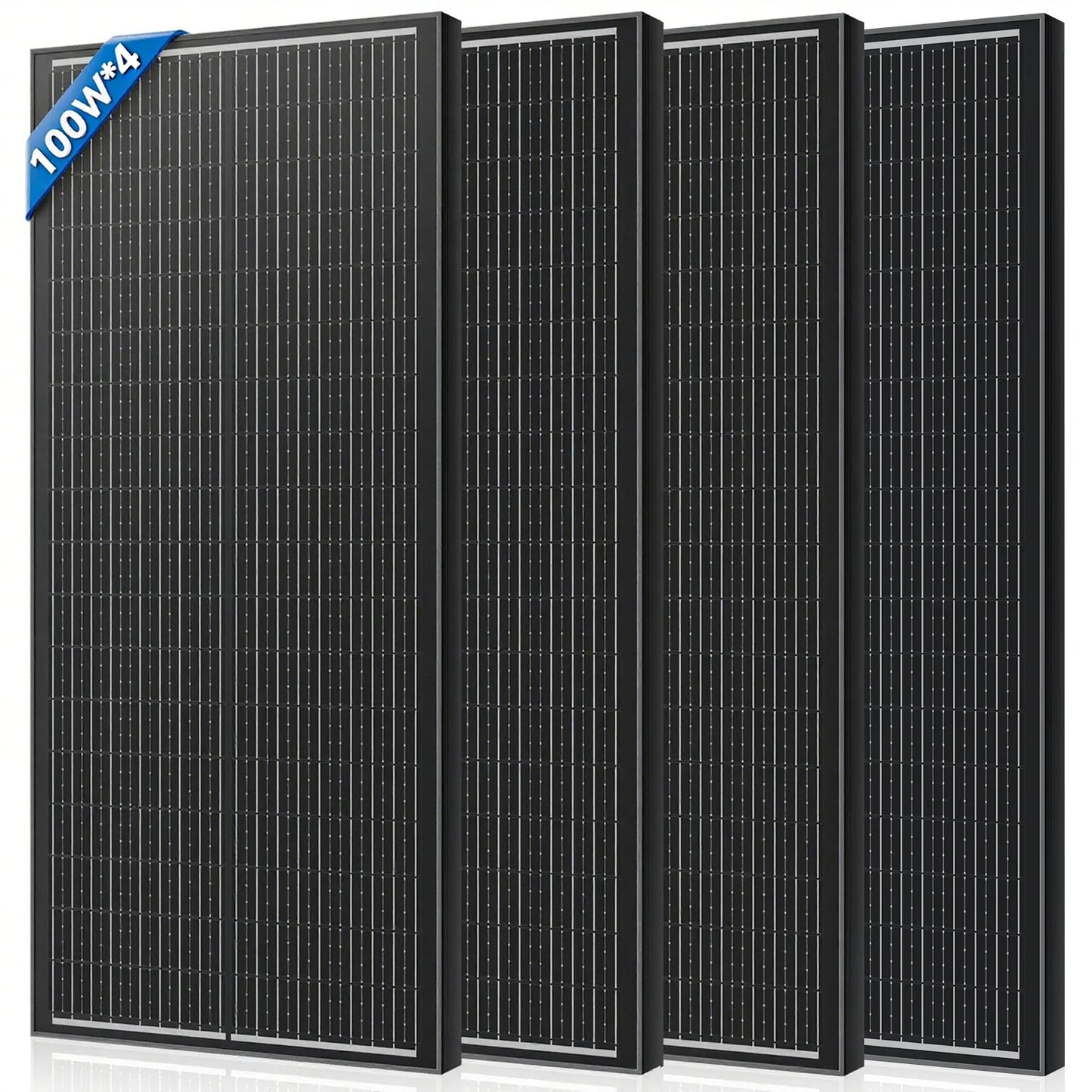 Rvpozwer 400 Watt 200 Watt 100 Watt N Type Mono Solar Panel 18BB Off Grid