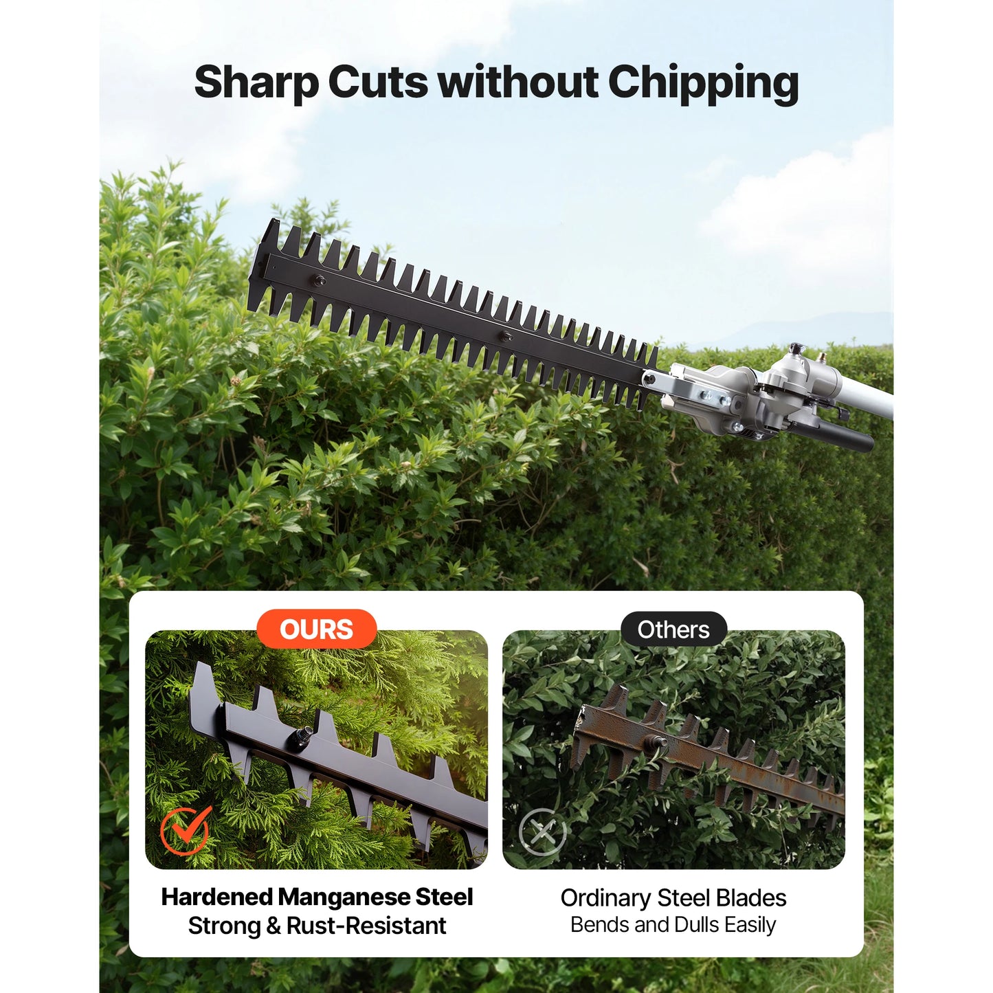 SucceBuy Gas Hedge Trimmer 2 Cycle Power Handheld Tool Set