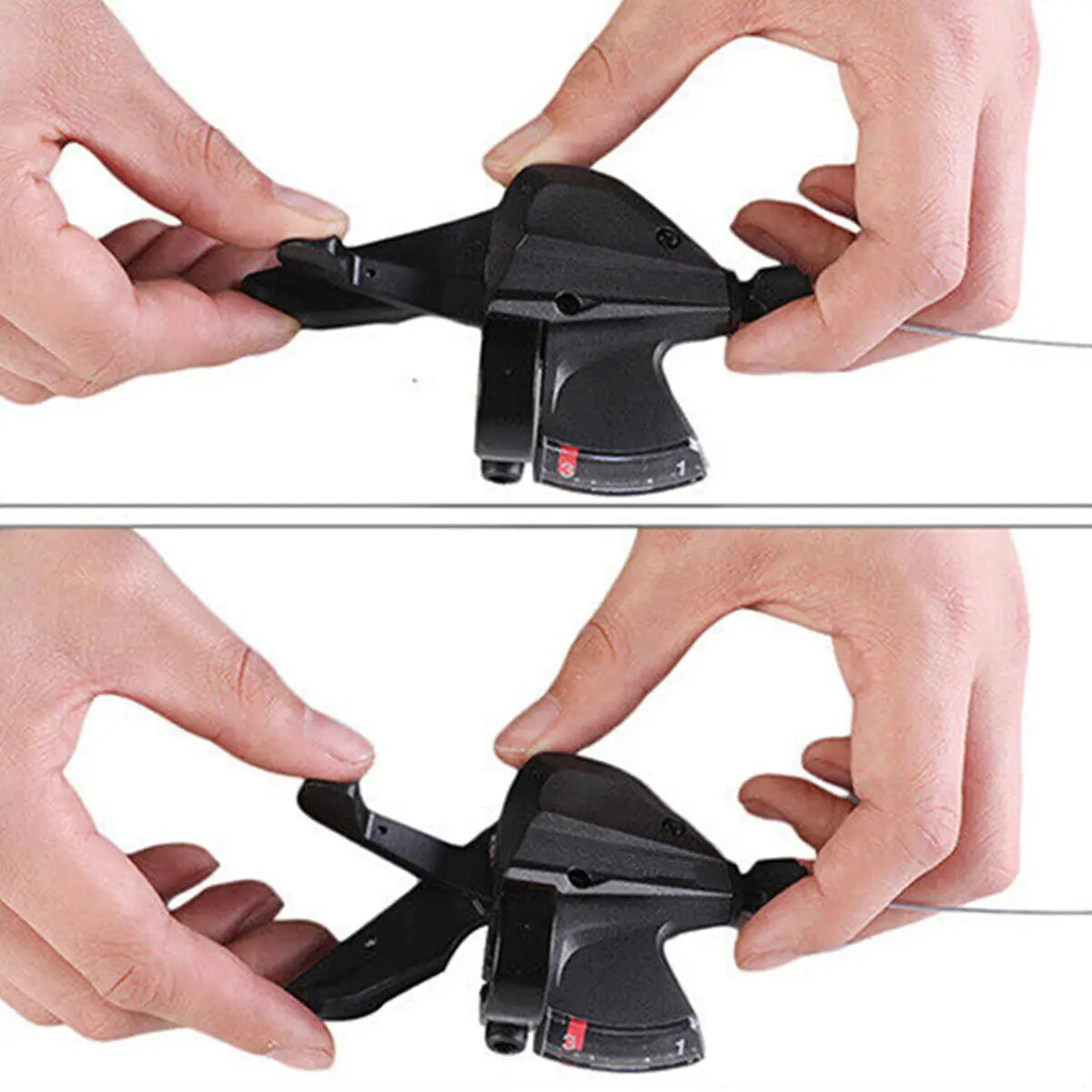 MTB Brake Levers Shifter Set For Shimano Three Eighths Cables
