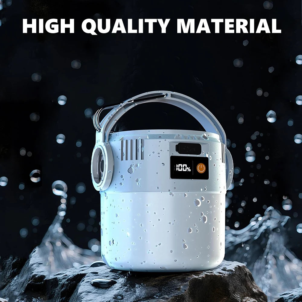 Solar Camping Lantern USB Rechargeable 2 Lamp 4 Modes Emergency Light
