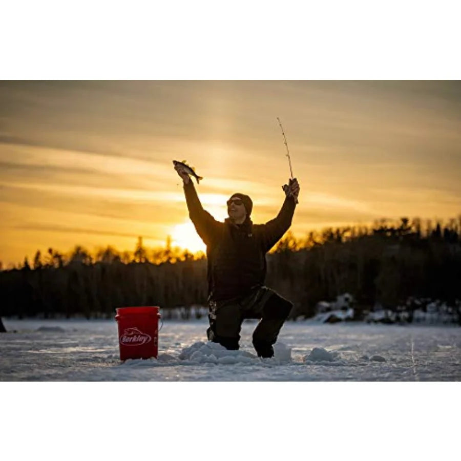 100 Percent Fluorocarbon Ice Fishing Line For Superior Depth Control