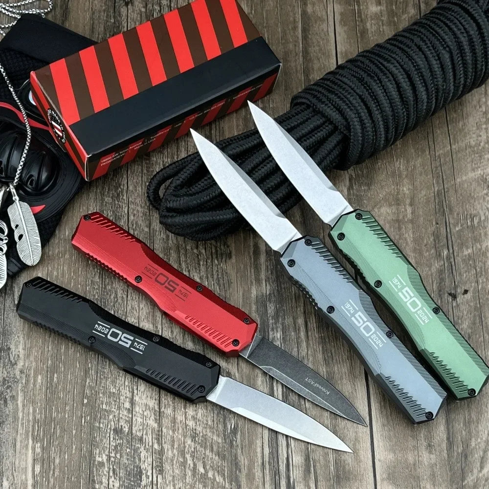 DIY Supplies KS 9000 Folding Knife D2 Steel With Aluminum Handle
