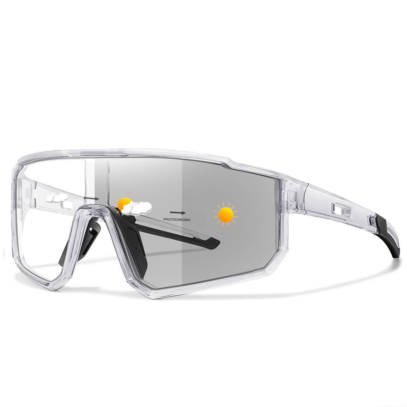 Photochromic Cycling Sunglasses Unisex For MTB Running And Fishing