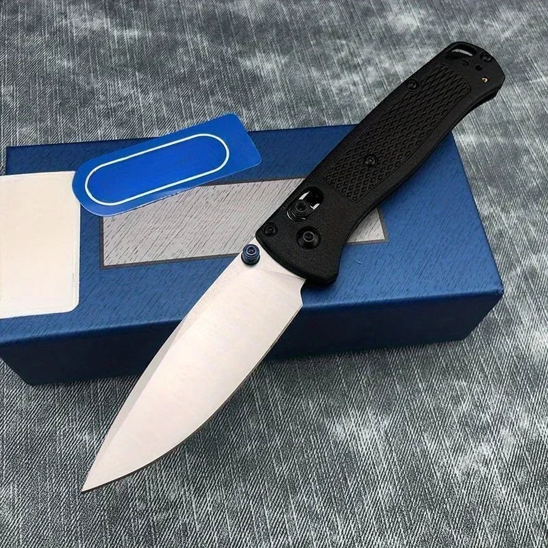 DIY Supplies EDC Folding Knife Manual Open Satin Nylon Handle