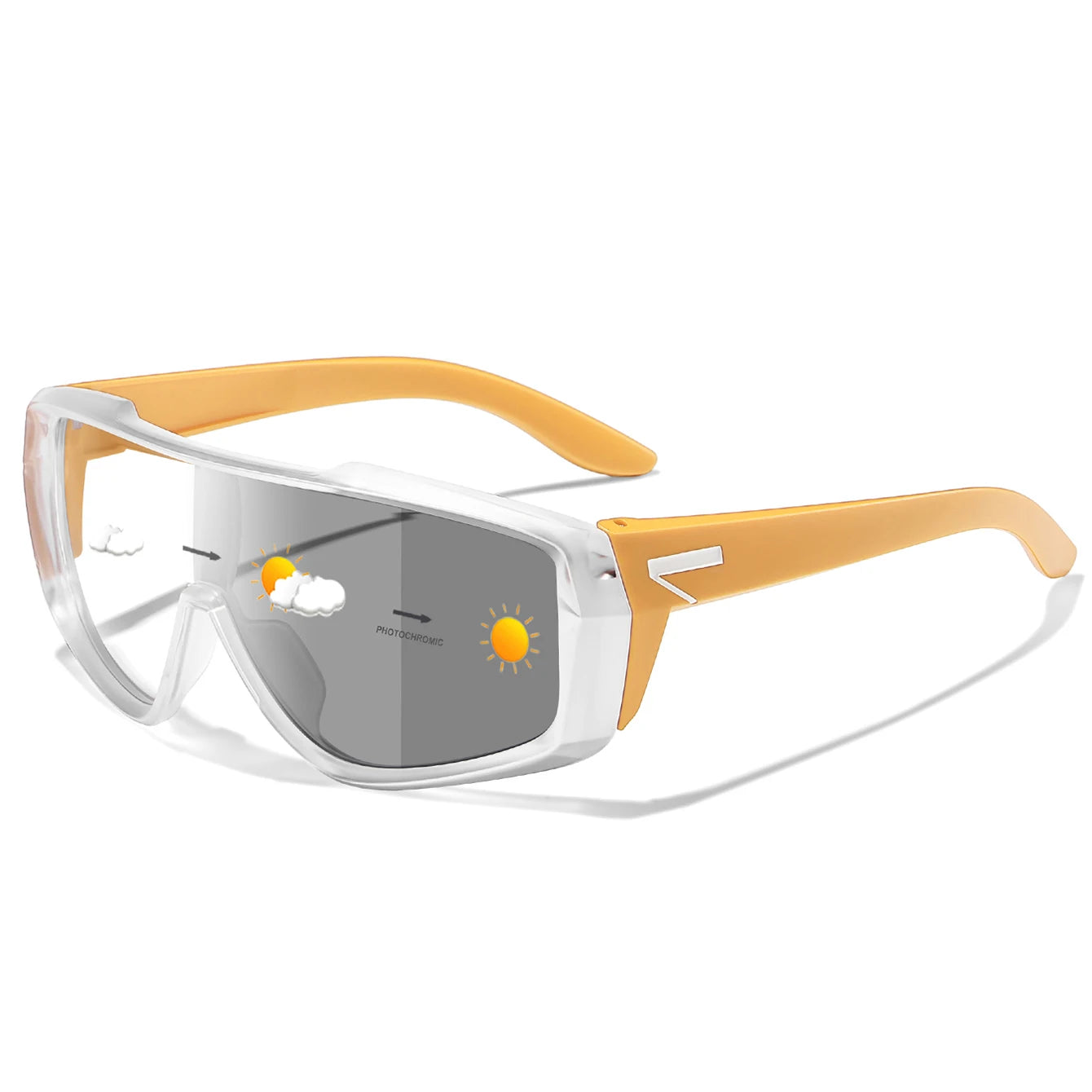Photochromic Cycling Sunglasses Unisex For MTB Running And Fishing