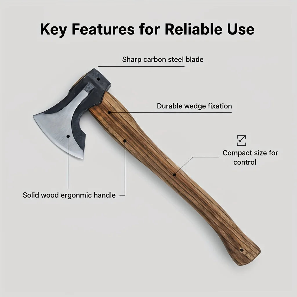 Professional Firewood Splitting Axe Set With Anti-Slip Handle