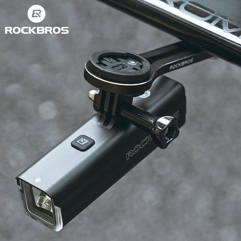 Rockbros 1500LM Aluminum Front Bike Light Type C Charging