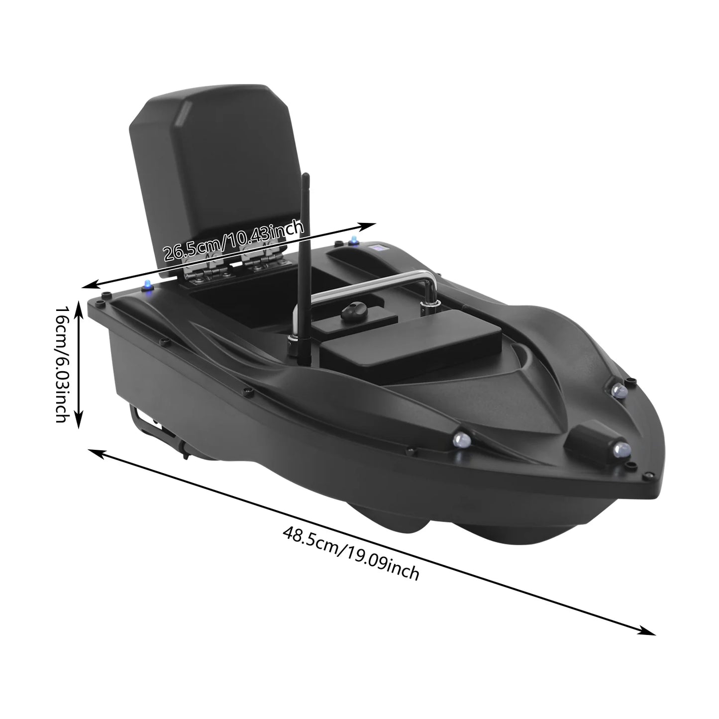GPS Fishing Bait Boat With Remote Control 16 GPS Points