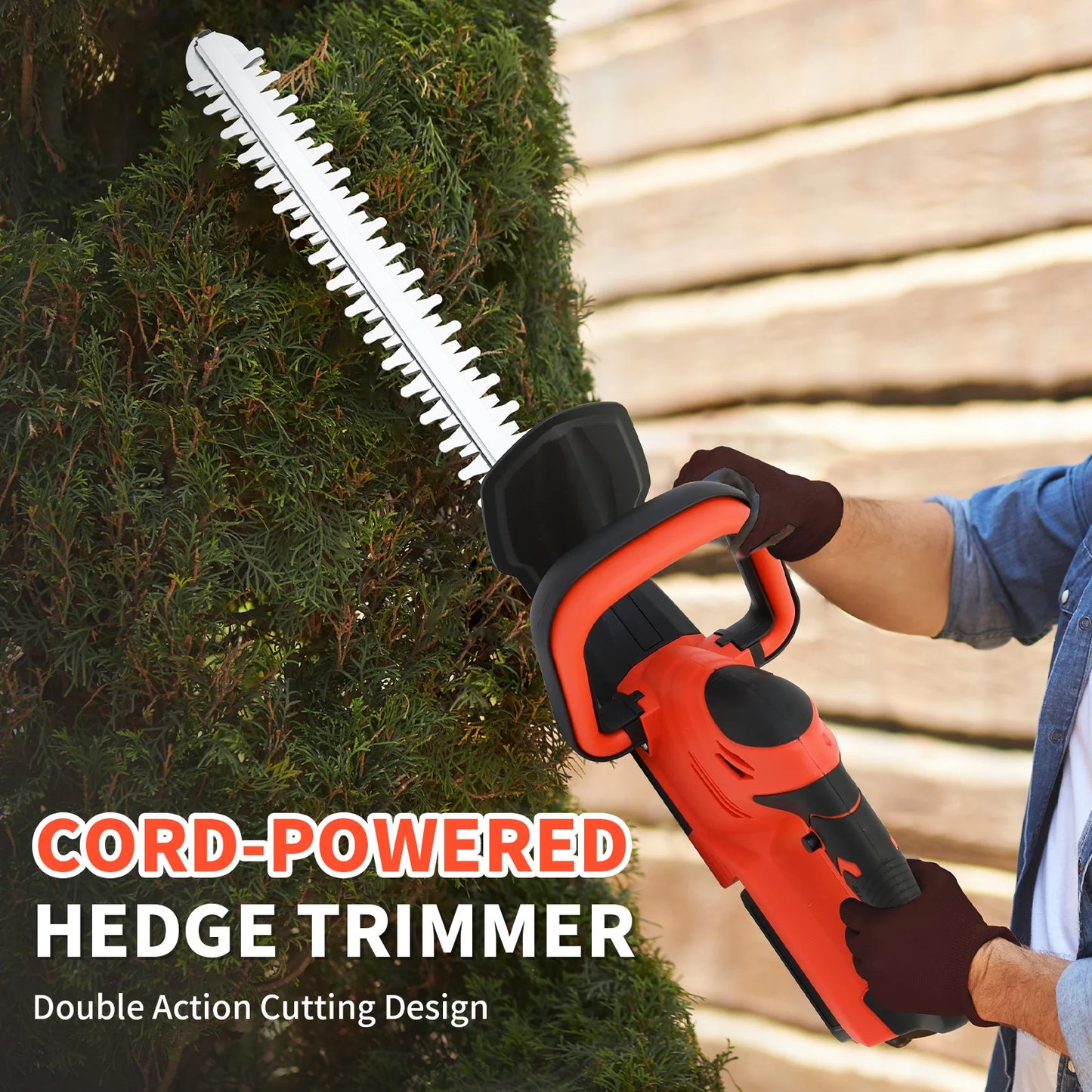 Cordless Hedge Trimmer 22-Inch With 3.0Ah Battery Charger
