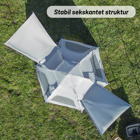 Pakicetus Spherical Hexagonal Camping Tent Quick Set Design