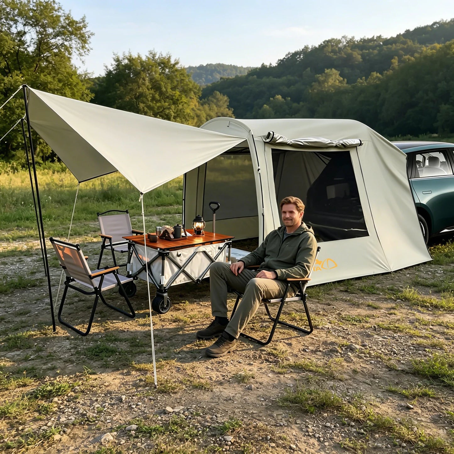 Bymaocar Car Awning Tent For Outdoor Camping And Relaxed Getaways
