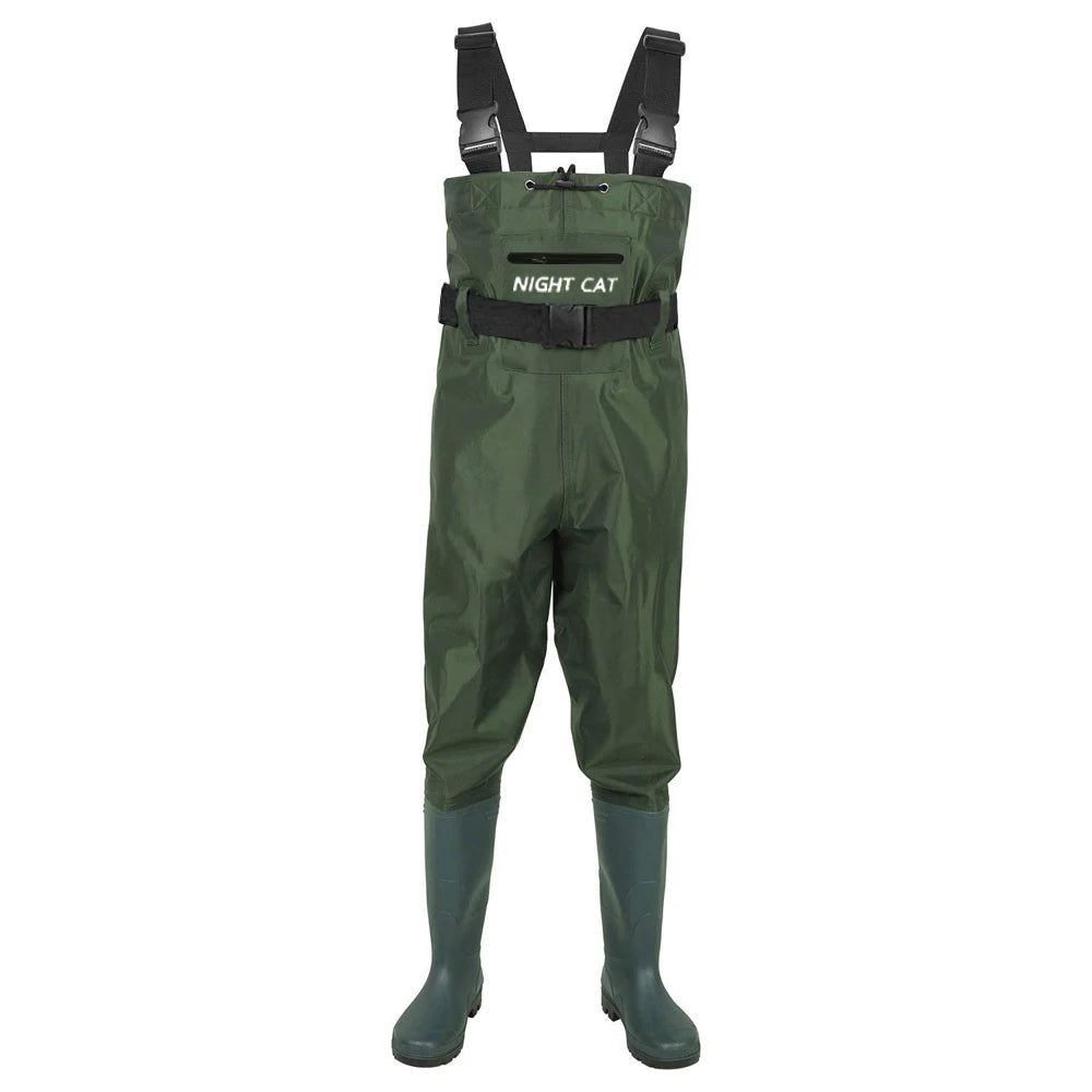 Night Cat Unisex Breathable Waterproof Chest Wader With Boots