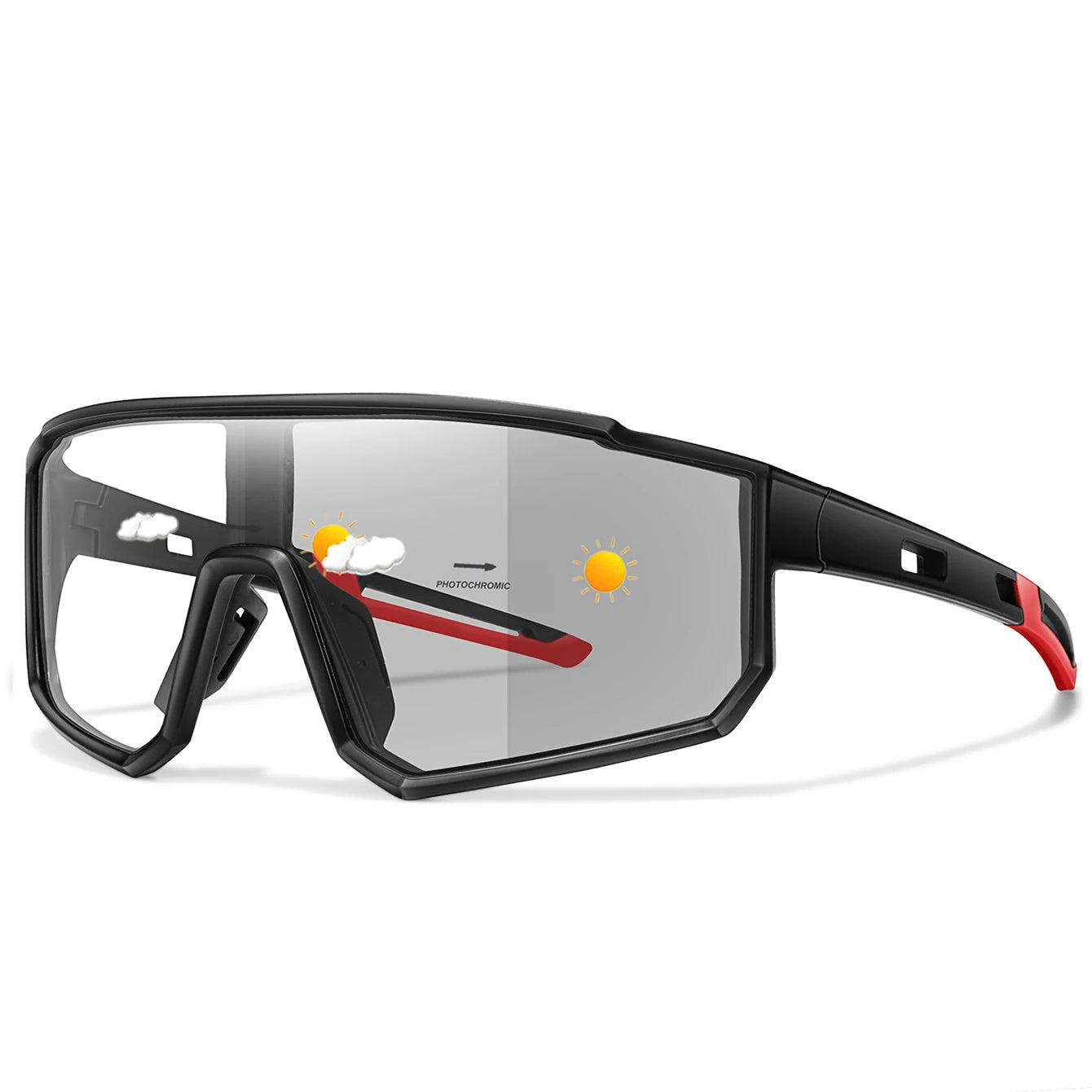 Photochromic Cycling Sunglasses Unisex For MTB Running And Fishing