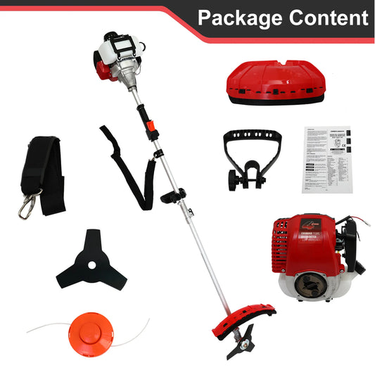 Gas Weed Eater 31cc 4 Stroke Trimmer With Straight Shaft