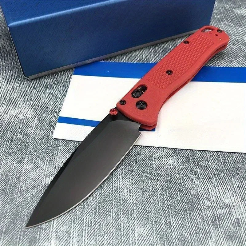 DIY Supplies EDC Folding Knife Manual Open Satin Nylon Handle