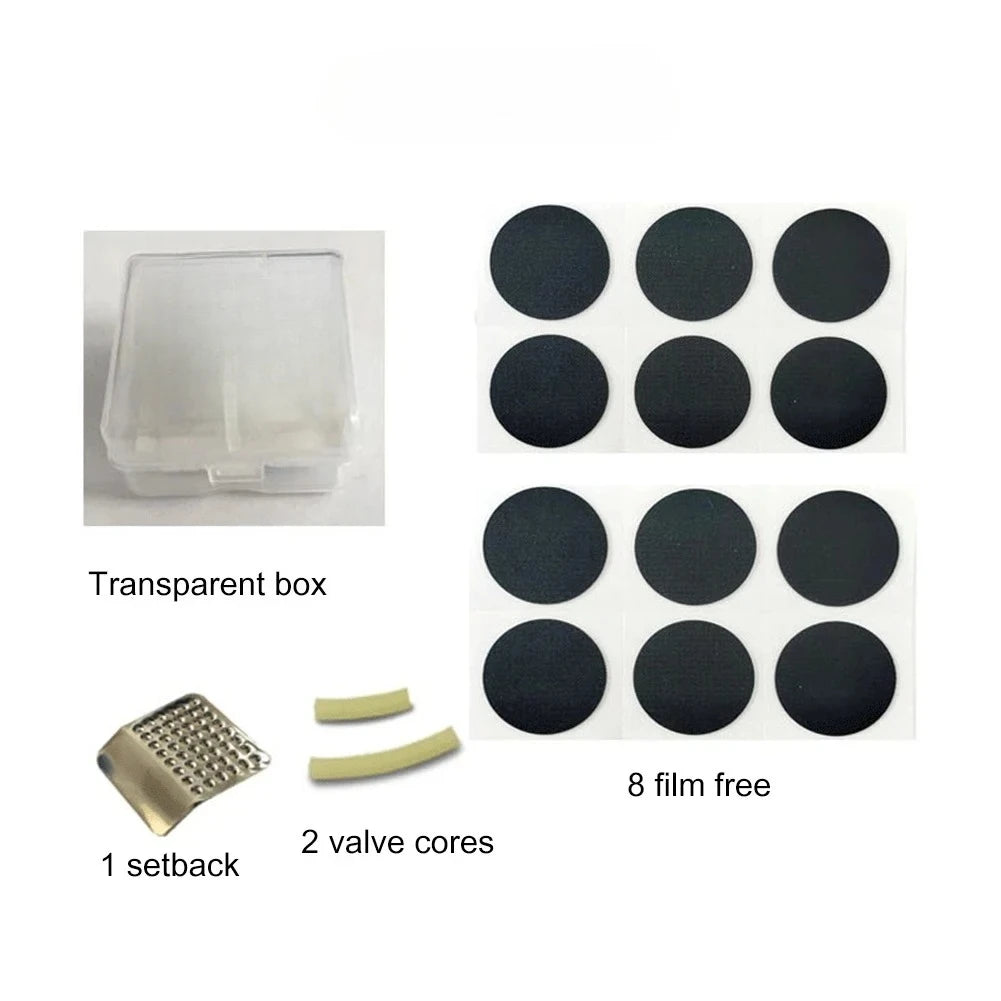 Bike Tire Repair Kit With Vulcanizing Glue Patches For Tubes