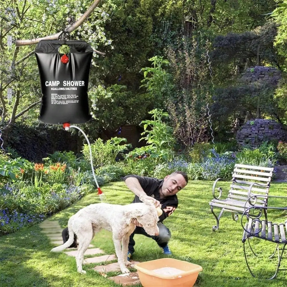 Solar Heating Portable Shower Bag For Outdoor Camping And Travel