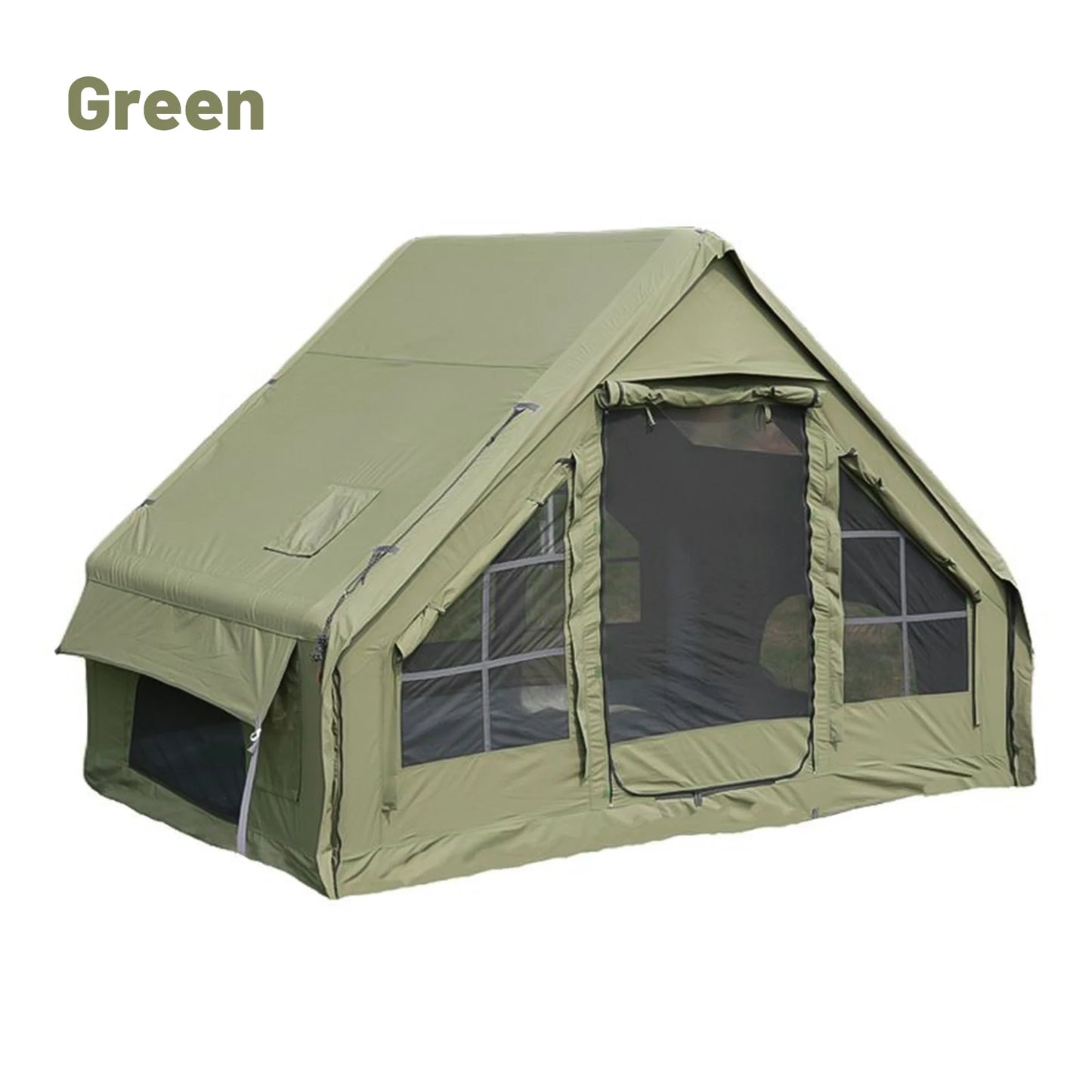 Pakicetus Inflatable Camping Tents With Stove Plug For Families