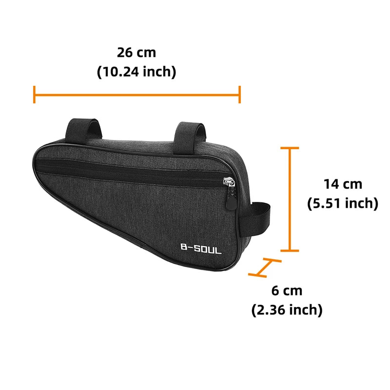Bicycle Triangle Bag Front Frame Pouch For MTB Cycling