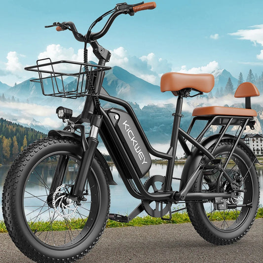 Kickwey LD20 Electric Mountain Bike 1500W 48V Fat Tire