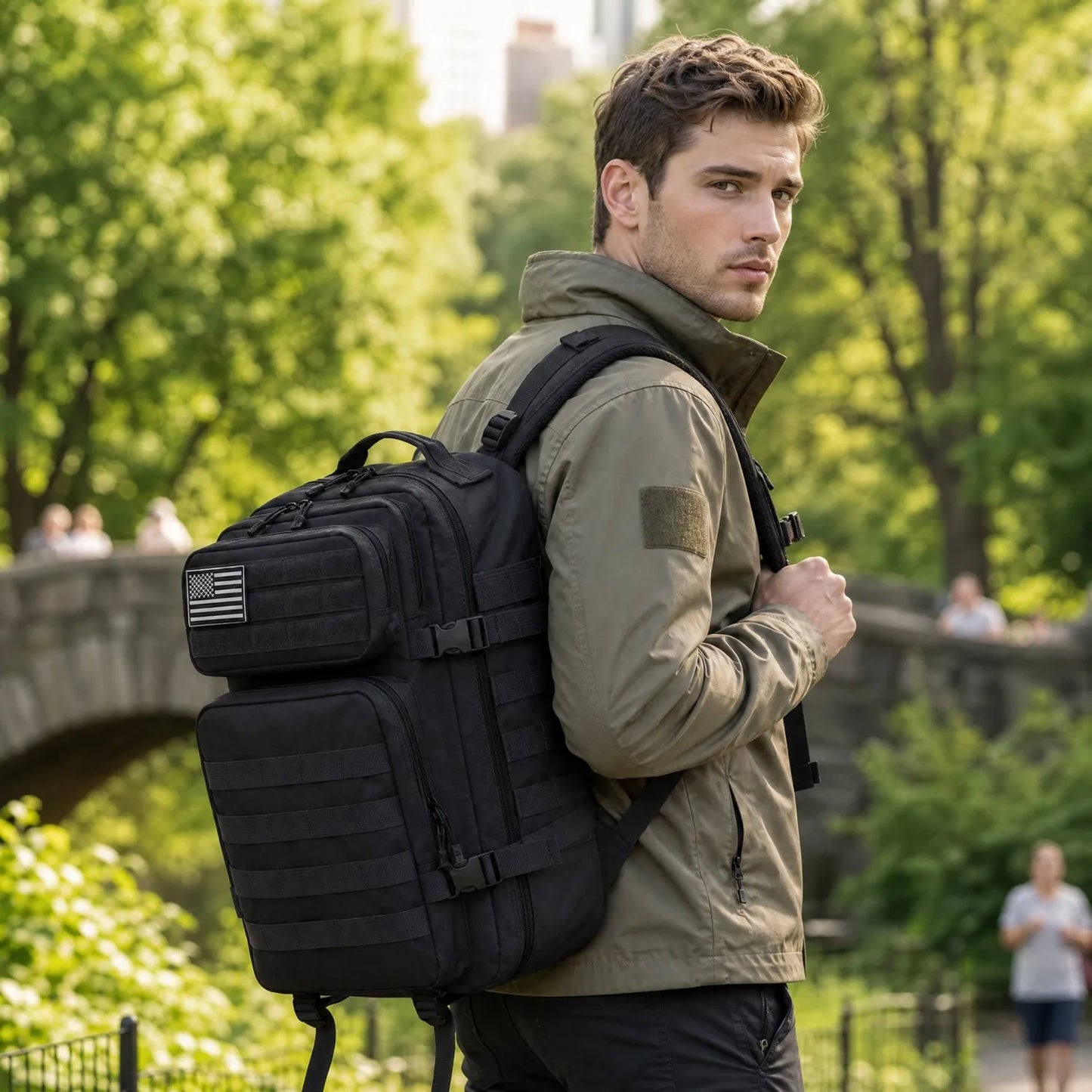 ReFire Gear Tactical Backpack Molle Large Capacity Travel Daypack