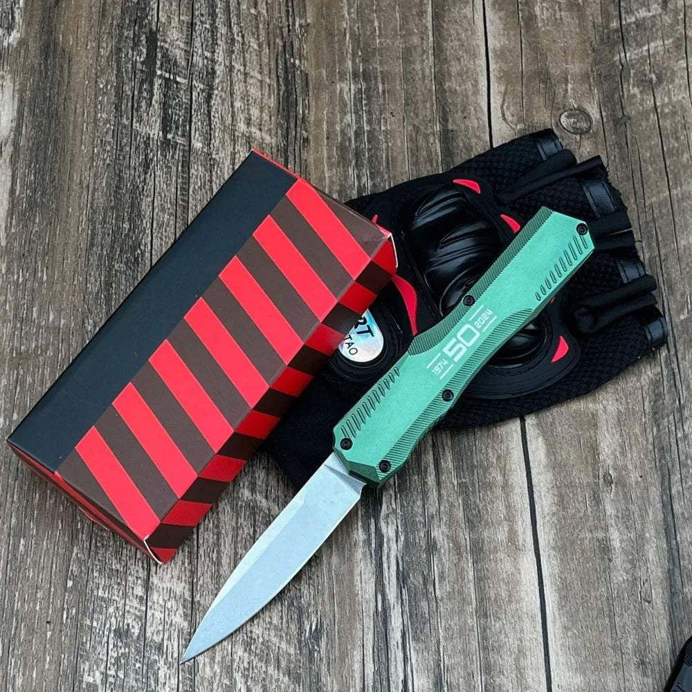 DIY Supplies KS 9000 Folding Knife D2 Steel With Aluminum Handle