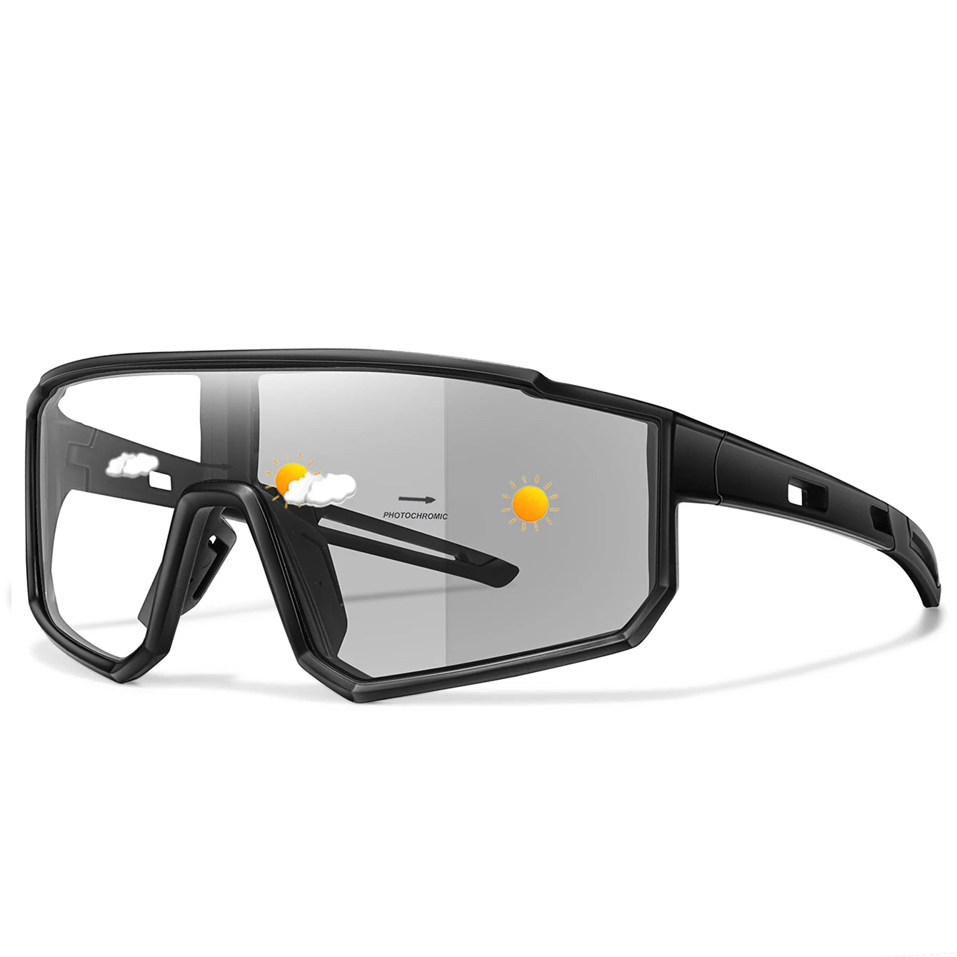 Photochromic Cycling Sunglasses Unisex For MTB Running And Fishing