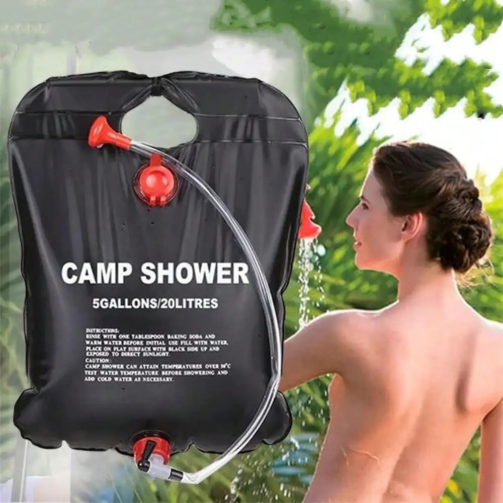 Solar Heating Portable Shower Bag For Outdoor Camping And Travel
