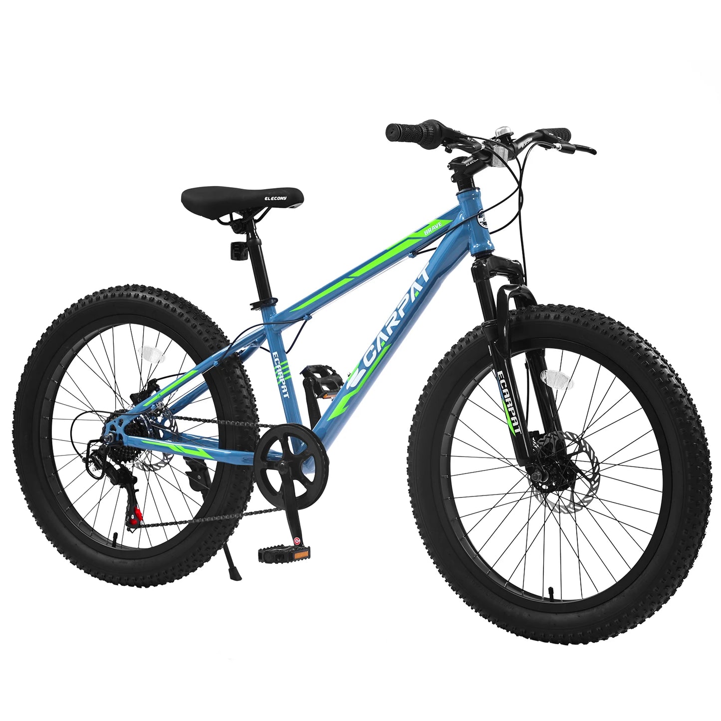 Ecarpat Fat Tire Mountain Bike With Front Suspension
