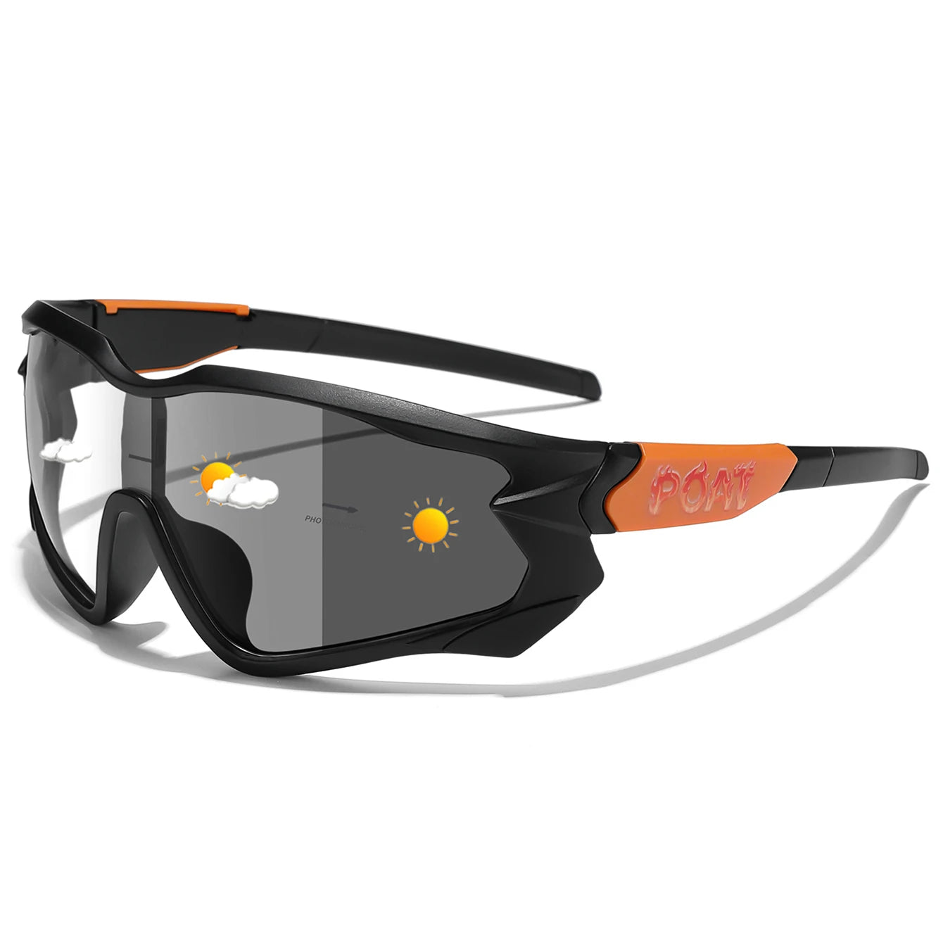 Photochromic Cycling Sunglasses Unisex For MTB Running And Fishing