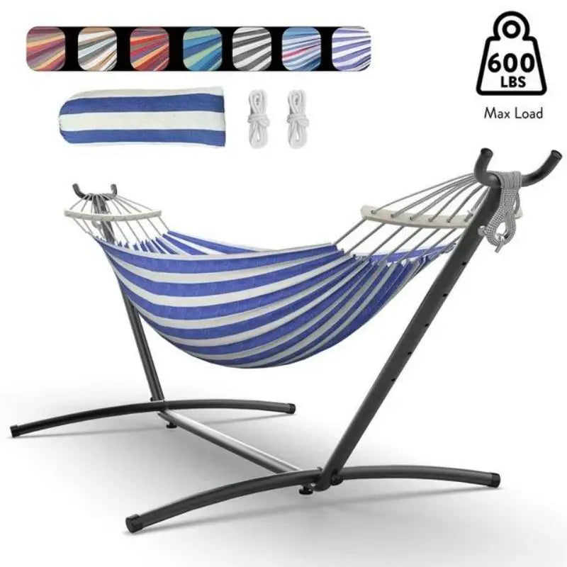 GYROOR Adjustable Stand Hammock With Steel Frame And Storage Bag