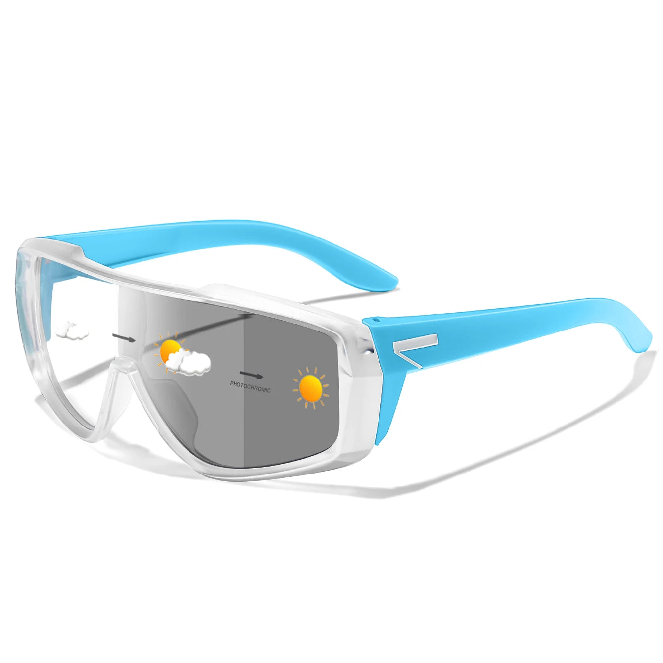 Photochromic Cycling Sunglasses Unisex For MTB Running And Fishing