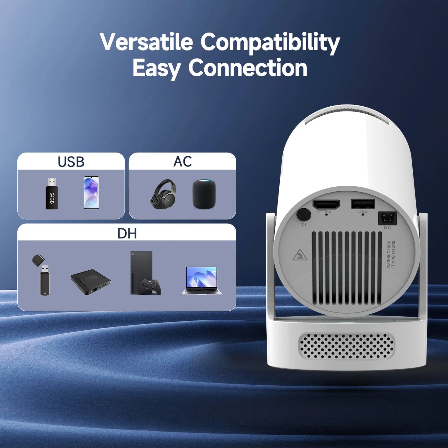 Magcubic HY300Pro Voice Control 8K 8000 Lumens Android 14 Projector