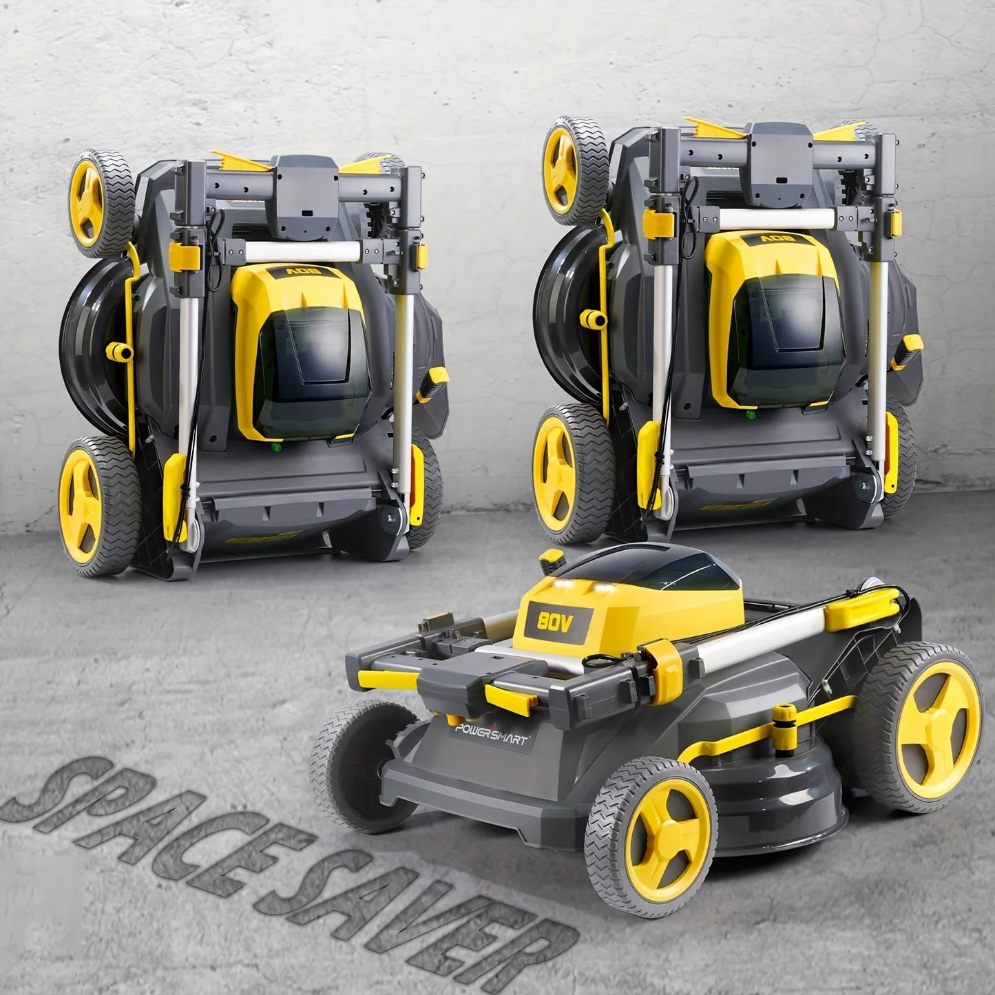 PowerSmart 80V Self-Propelled Dual-Force Cordless Mower With 6.0Ah Battery