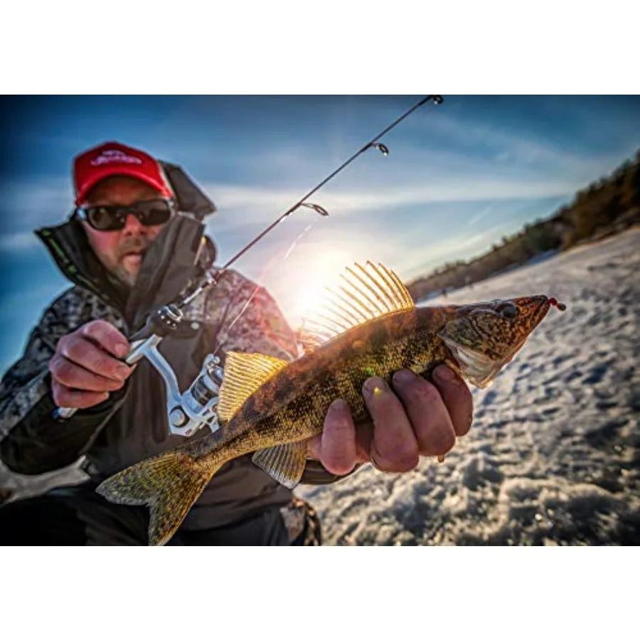 100 Percent Fluorocarbon Ice Fishing Line For Superior Depth Control
