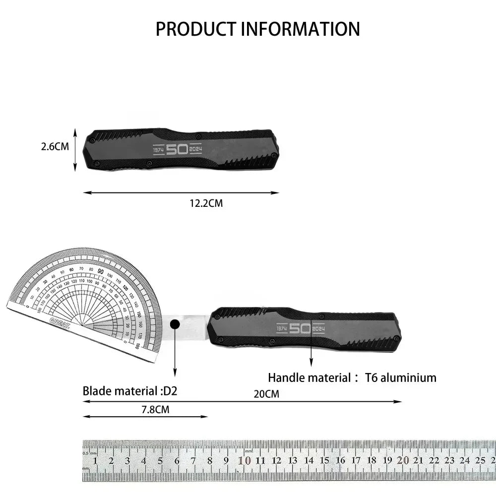 DIY Supplies KS 9000 Folding Knife D2 Steel With Aluminum Handle